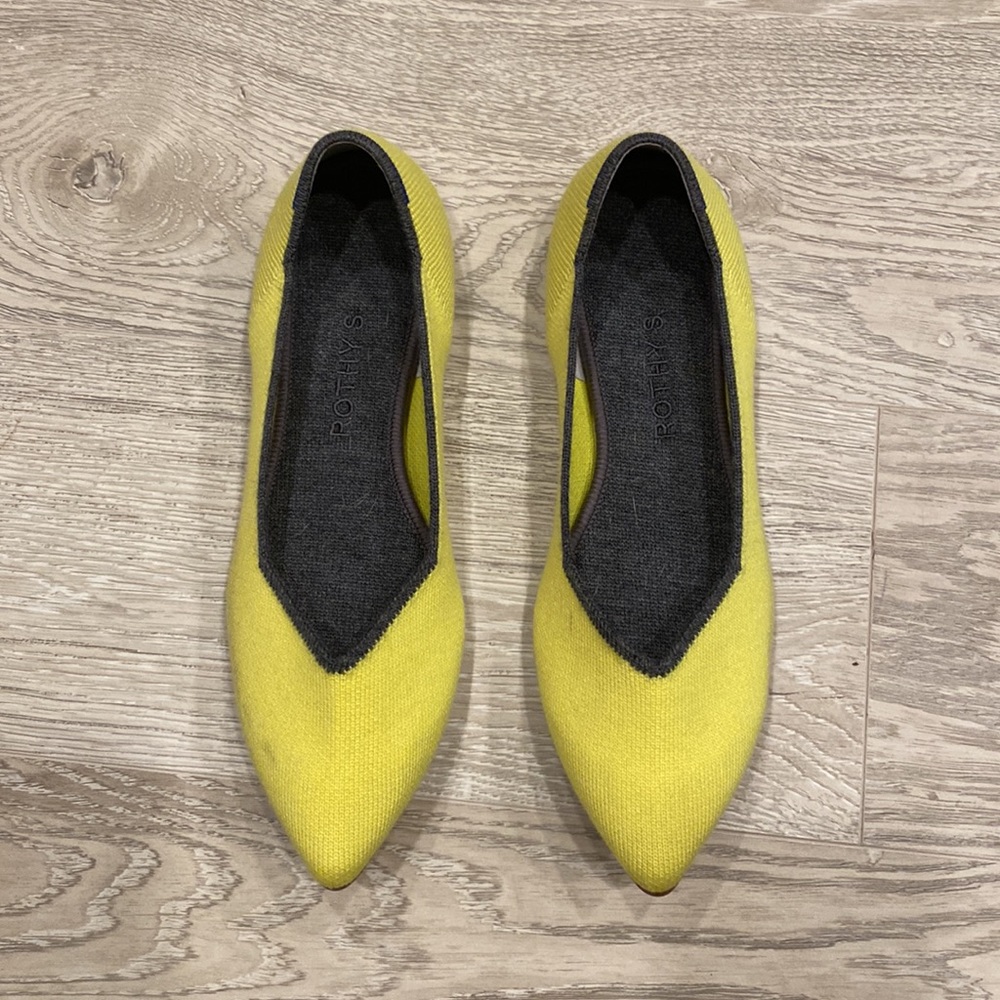 Rothy’s Merino The Point in Sunbeam